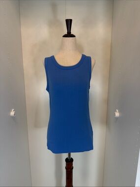 Sonoma Royal Blue Ribbed Tank Top